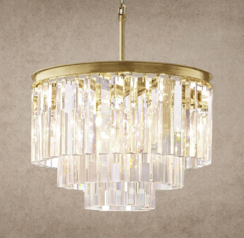 1920s Odeon Round Chandelier