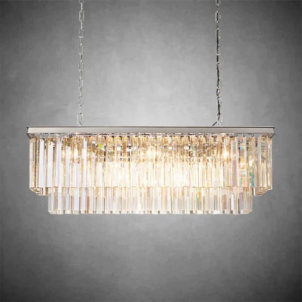 1920S Rectangular Chandelier 40", 49", 59", 72" - GILDLAMPS