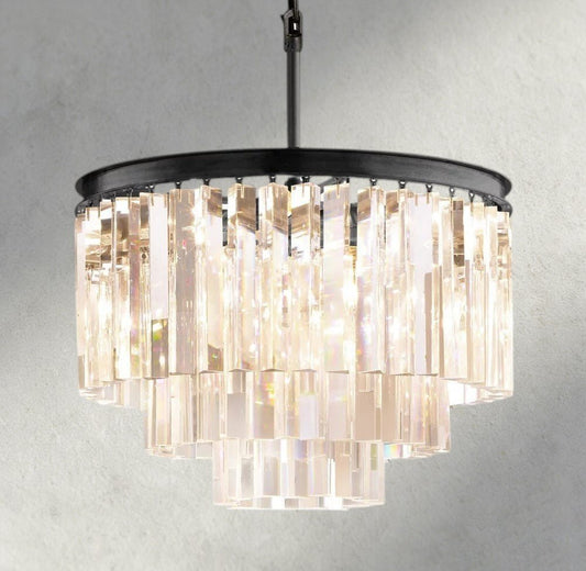 1920s Round Chandelier 20", 32", 44" - GILDLAMPS