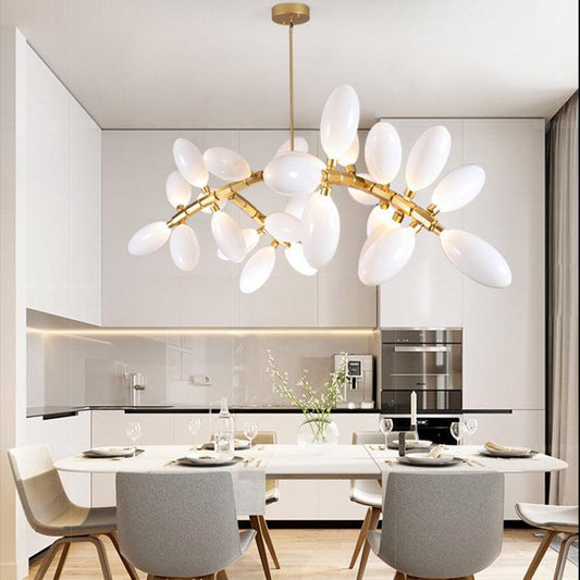 Fashion Grape Linear Chandelier 57 inch L