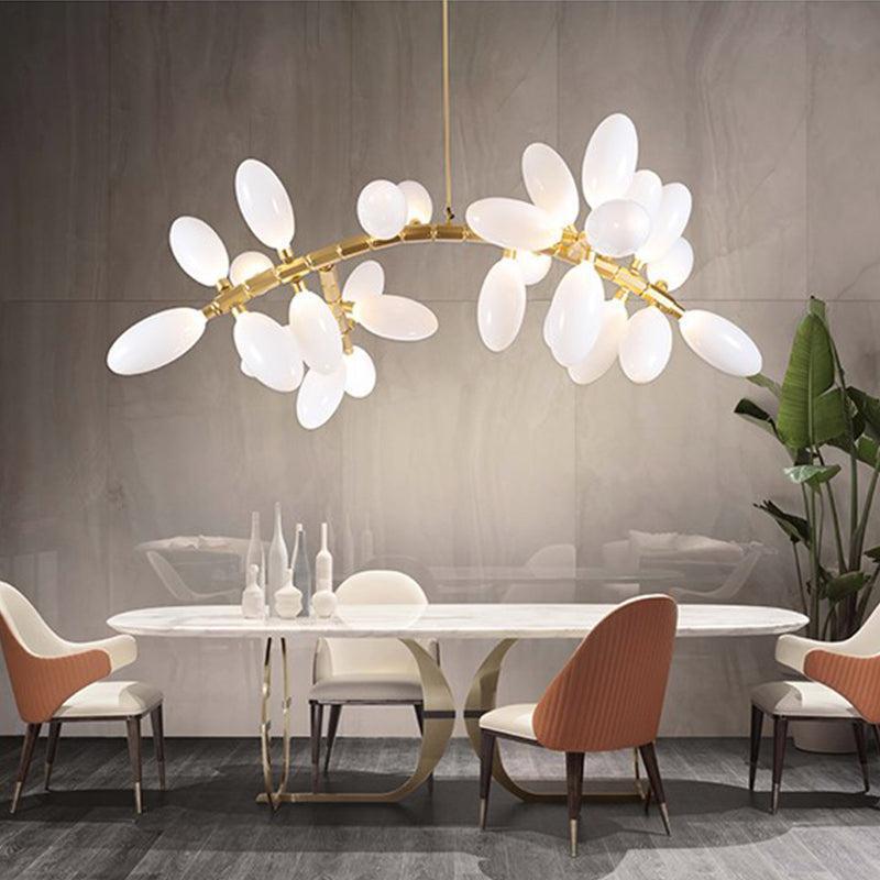 Fashion Grape Linear Chandelier 57 inch L
