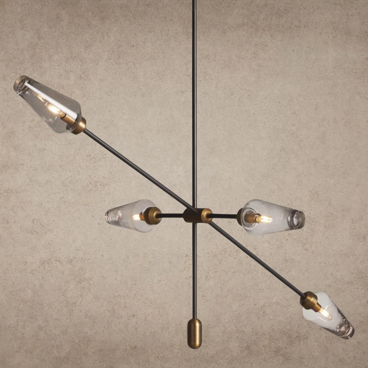 Arrow Bronze Chandelier