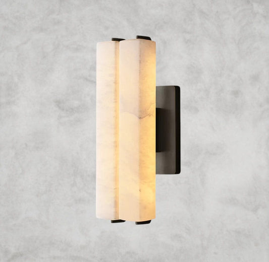 Audaben Alabaster Double Sconce - GILDLAMPS
