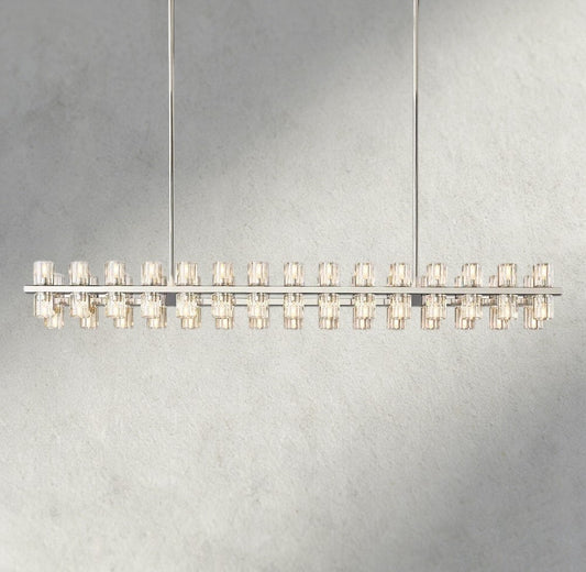 Avecho LED Rectangular Chandelier 54", 72" - GILDLAMPS