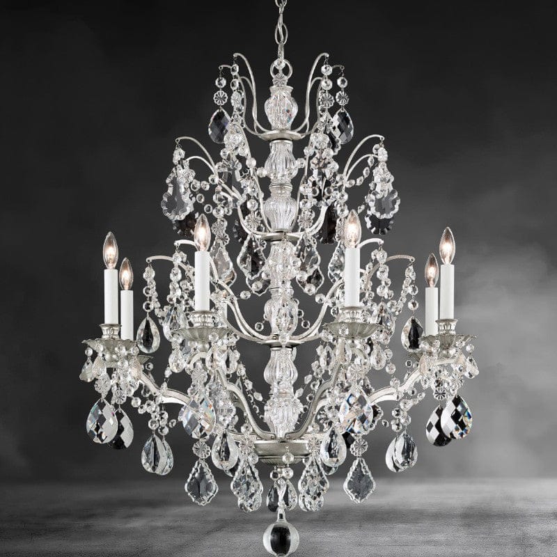 Bordeaux Crystal Chandelier 28 inch