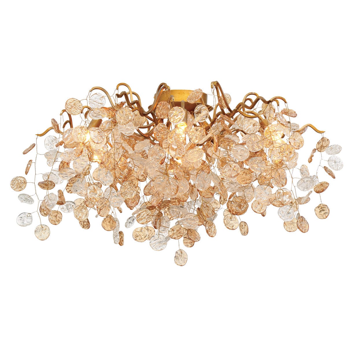 Campobasso - 7 Light Flush Mount - 27.25 inchW 14 inchH
