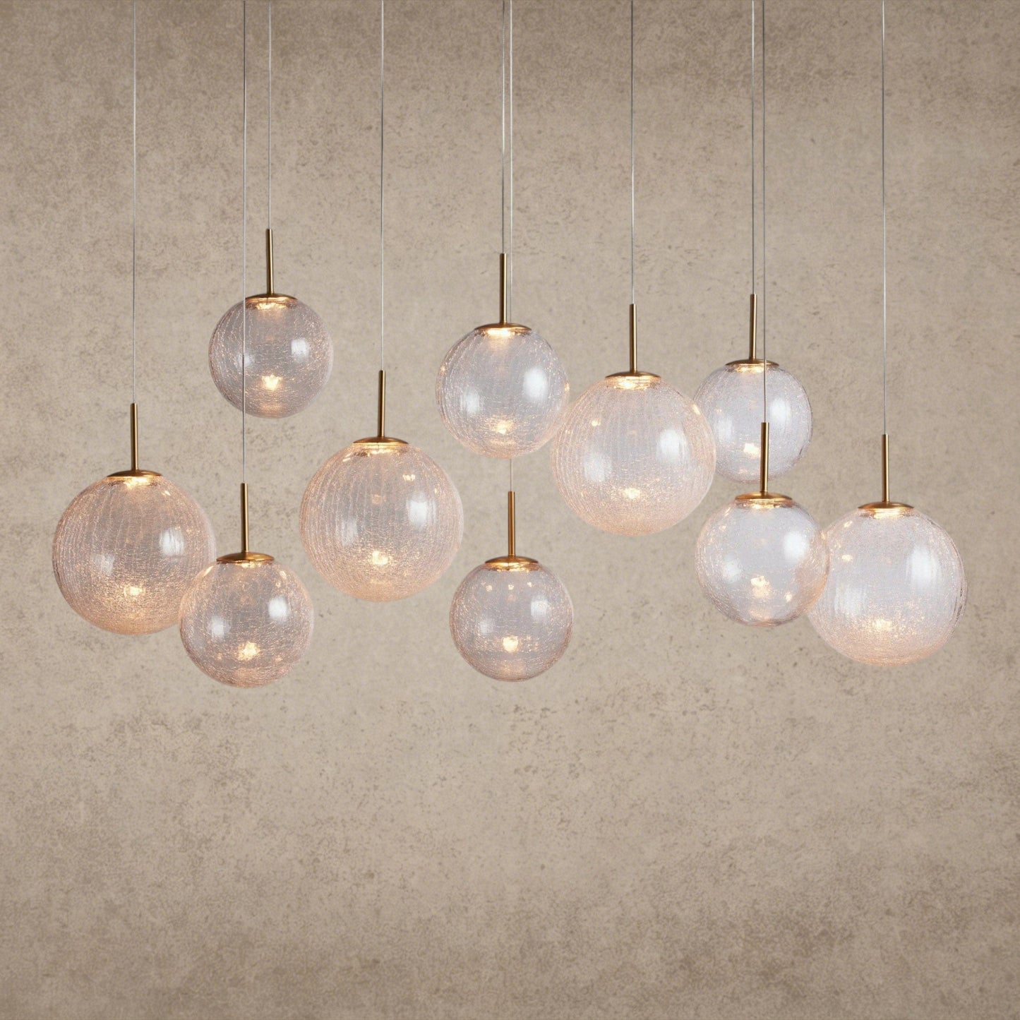 Casen Linear Chandelier 55 inch, 65 inch