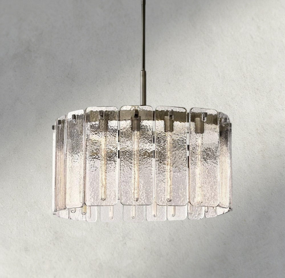 Celamotto Glass Round Chandelier 36", 48", 60" - GILDLAMPS