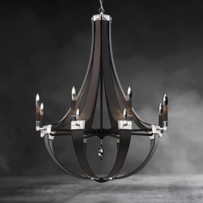 Crystal Empire Chandelier 30 inch