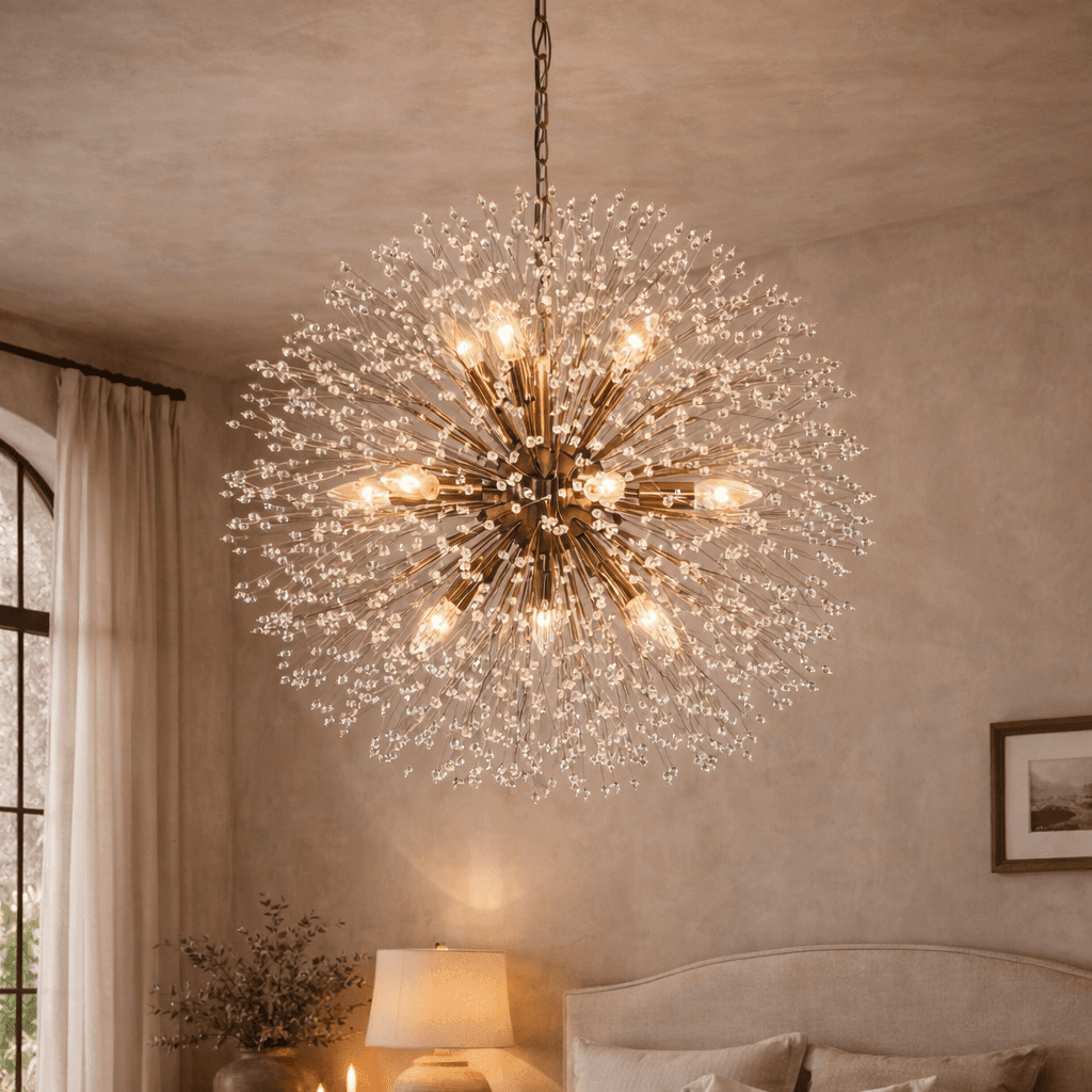 Dandelion Round Chandelier - GILDLAMPS