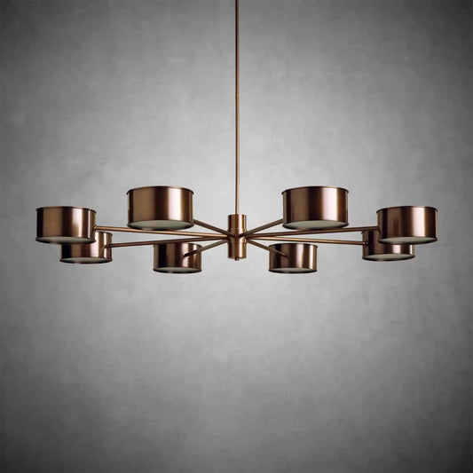 Daphne Metal Round Chandelier - GILDLAMPS