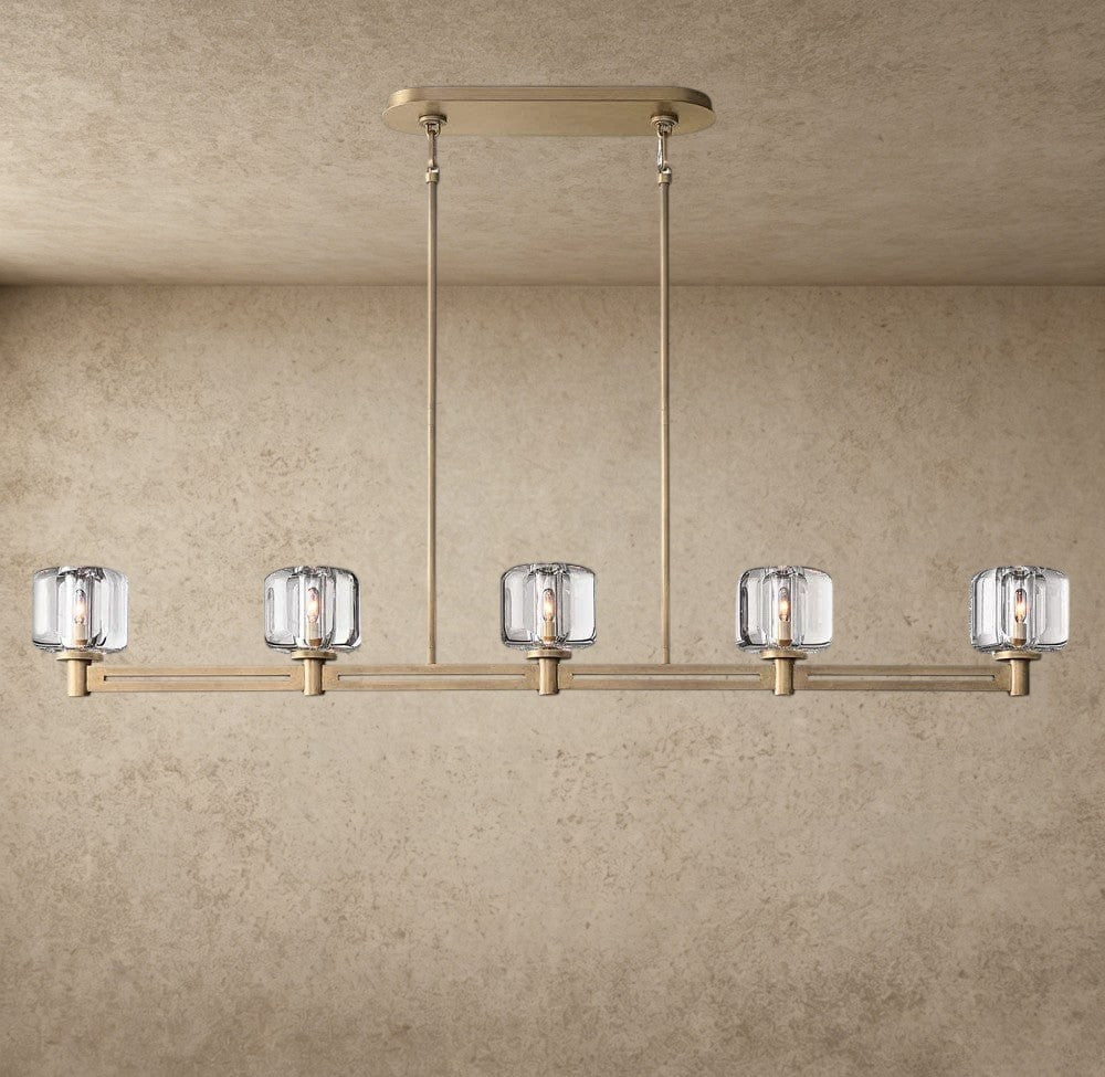 Demaret Linear Chandelier 54 inch, 72 inch