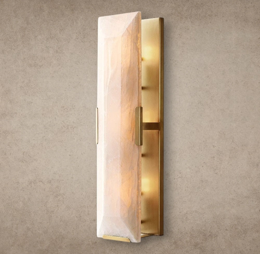 Harlow Calcite Linear Sconce