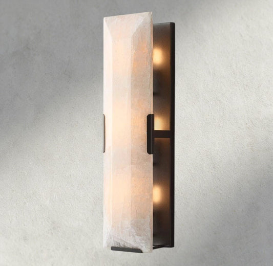 Hartley Calcite Linear Sconce - GILDLAMPS