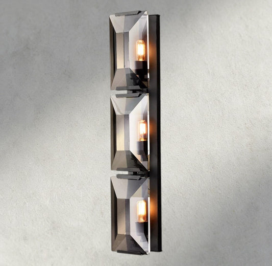 Hartley Crystal Triple Sconce - GILDLAMPS