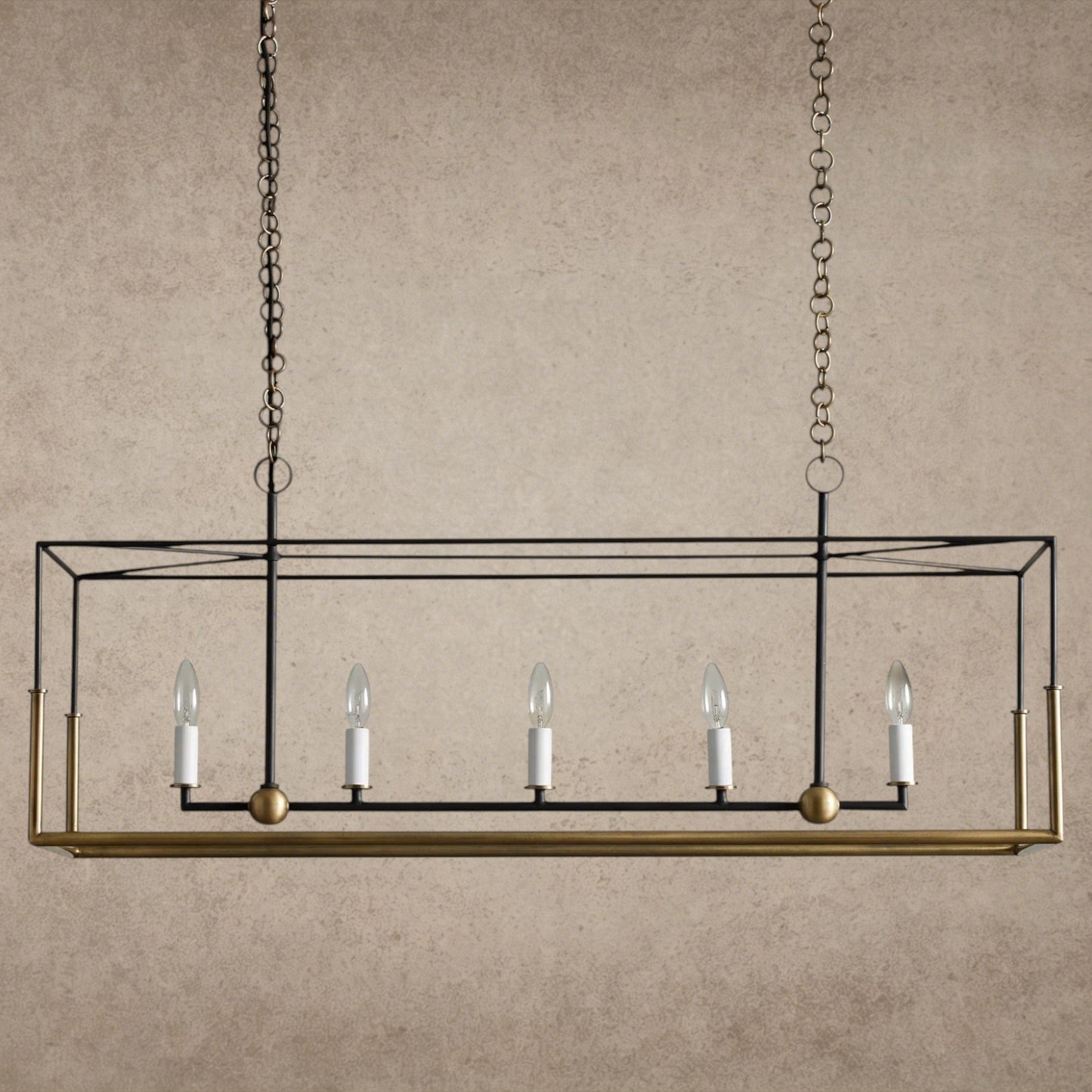 Holt Linear Chandelier 43 inch, 55 inch