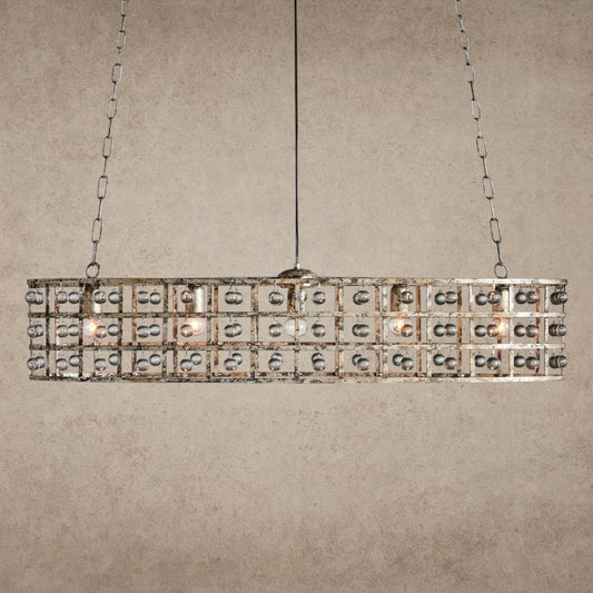 La Cage Oval Chandelier - GILDLAMPS