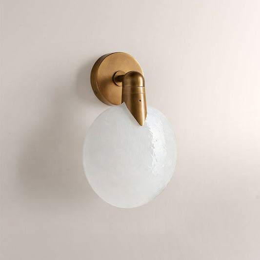 Lylo Orb Single Glass Wall Sconce - GILDLAMPS