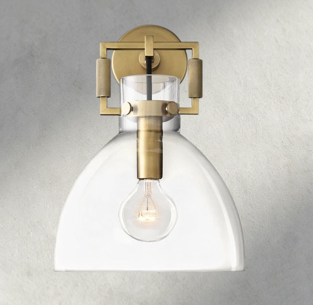 MACHUNST GLASS CLOCHE SCONCE 8", 10" - GILDLAMPS