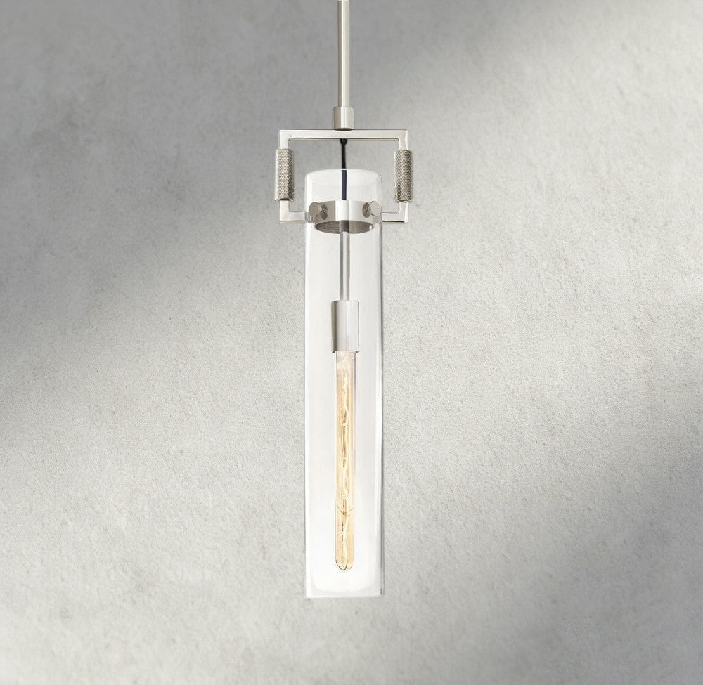Machunst Glass Cylinder Pendant 12", 22" - GILDLAMPS