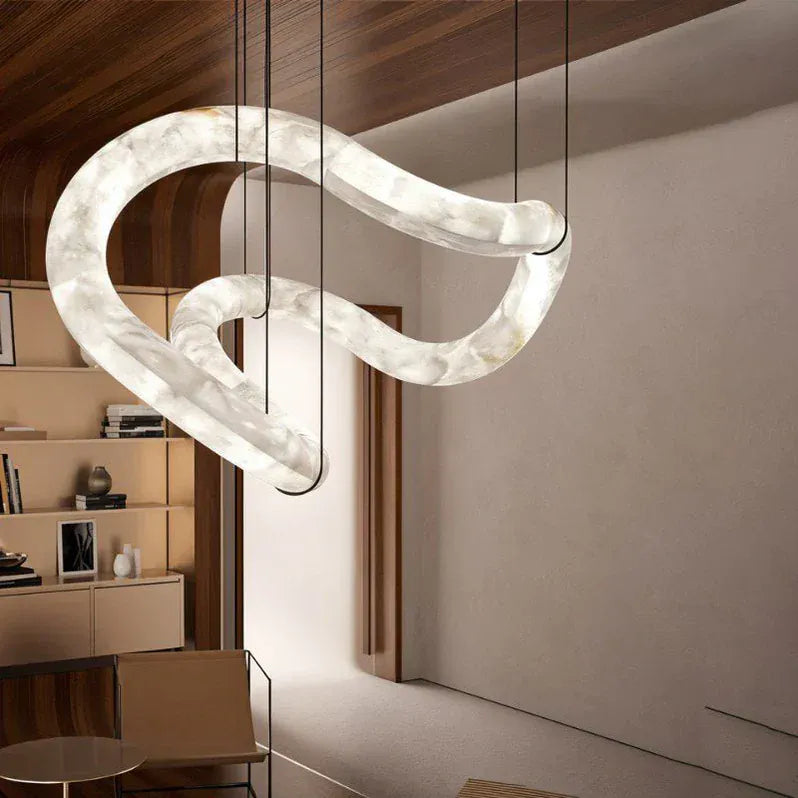 Mata Alabaster Chandelier