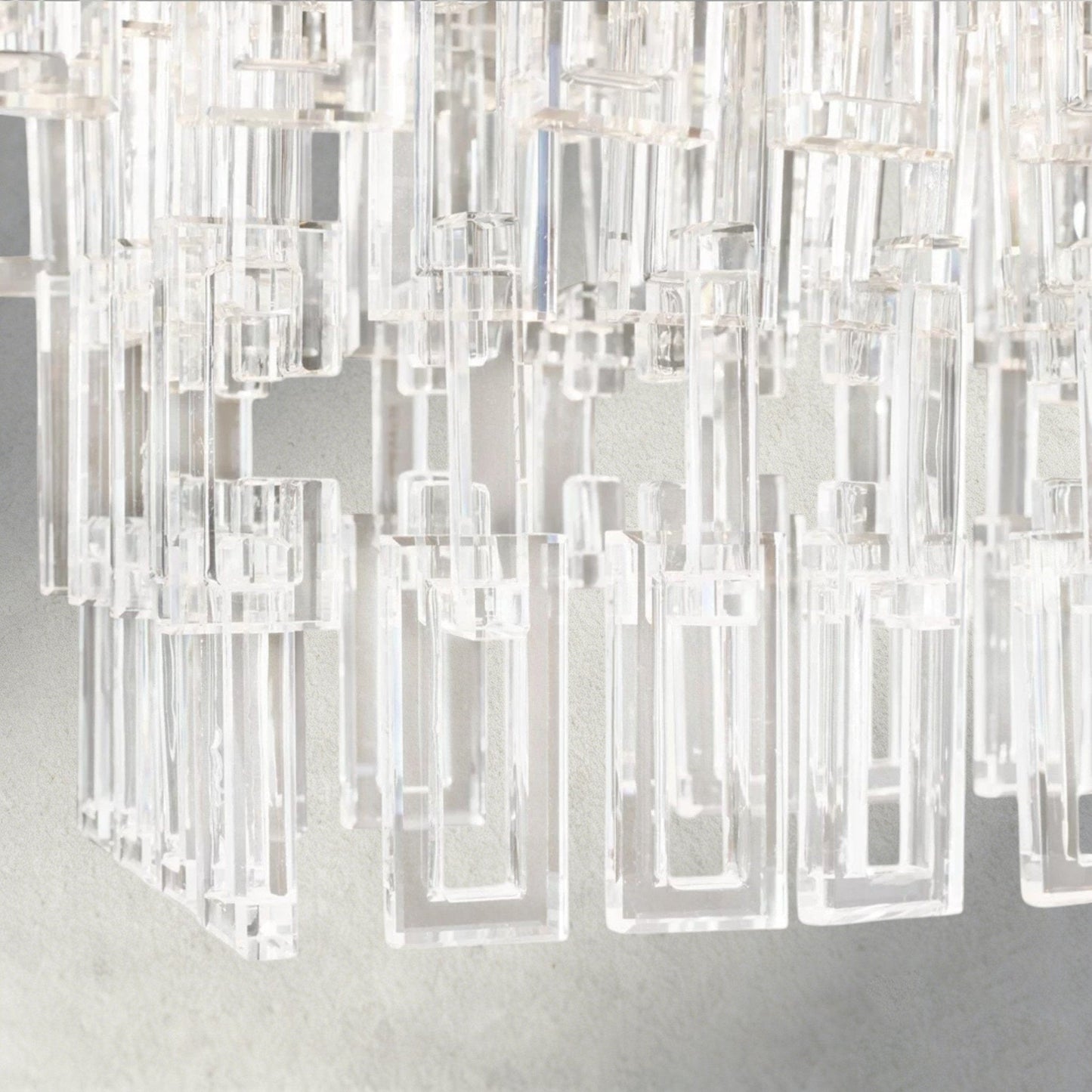 Merlyna Tiered Rectangular Chandelier 60", 72" - GILDLAMPS