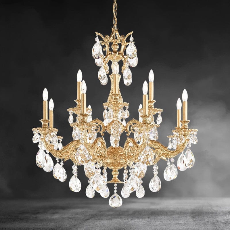 Milano 12-light Crystal Chandelier 32 inch