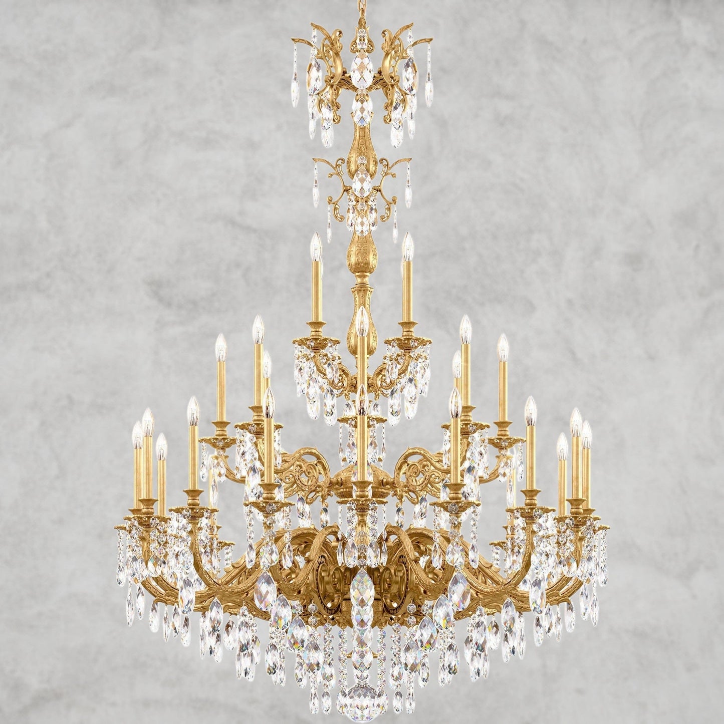 Milano 28-light Crystal Chandelier 50 inch