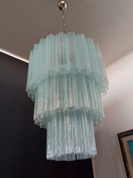 Murano Chandelier – 52 tubes – Opal - GILDLAMPS
