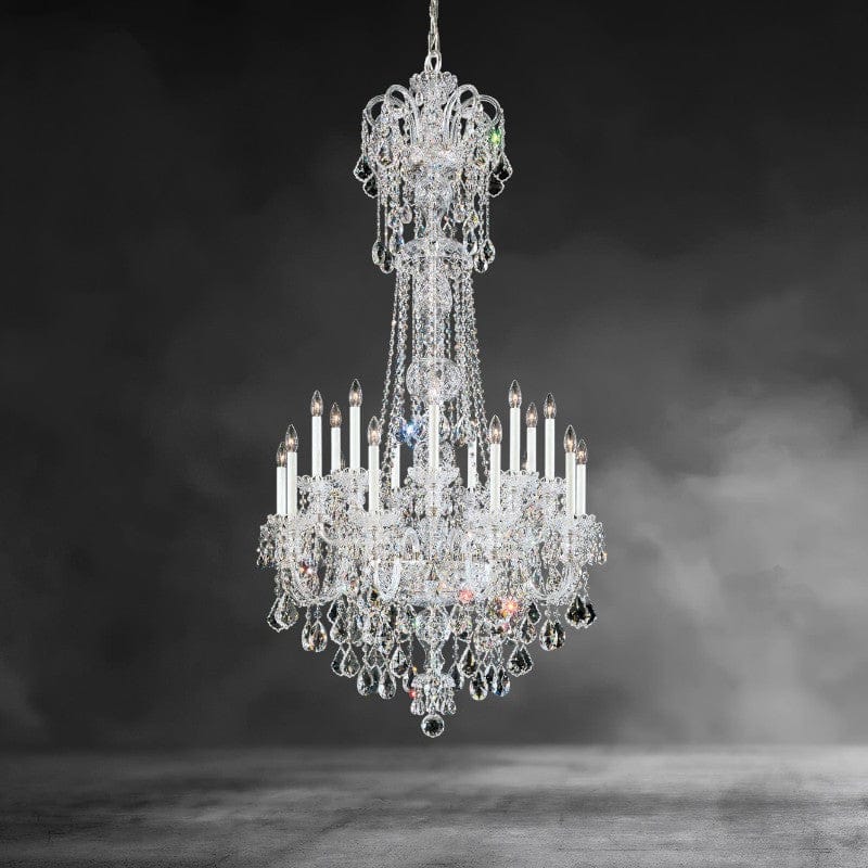 Oldie 23-light Crystal chandelier 36 inch