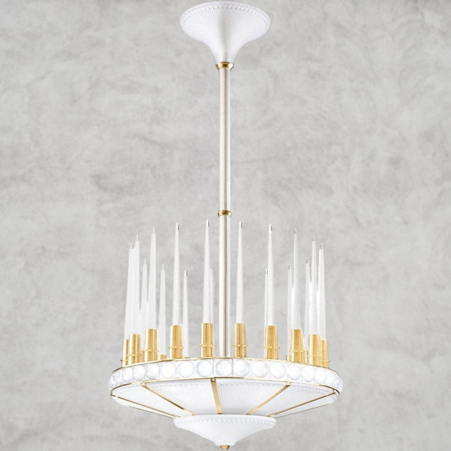 Peres Candles Chandelier 27D inch