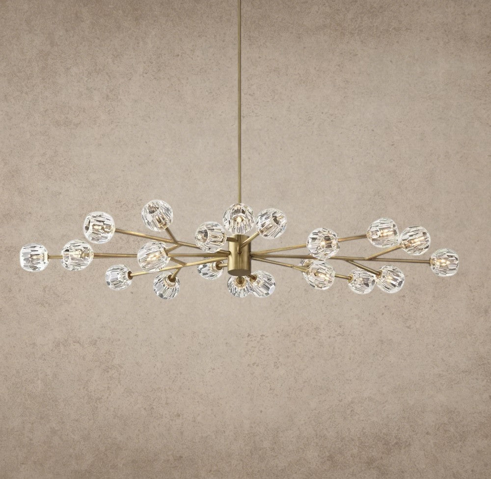 Boule De Cristal Oval Chandelier 72 inch