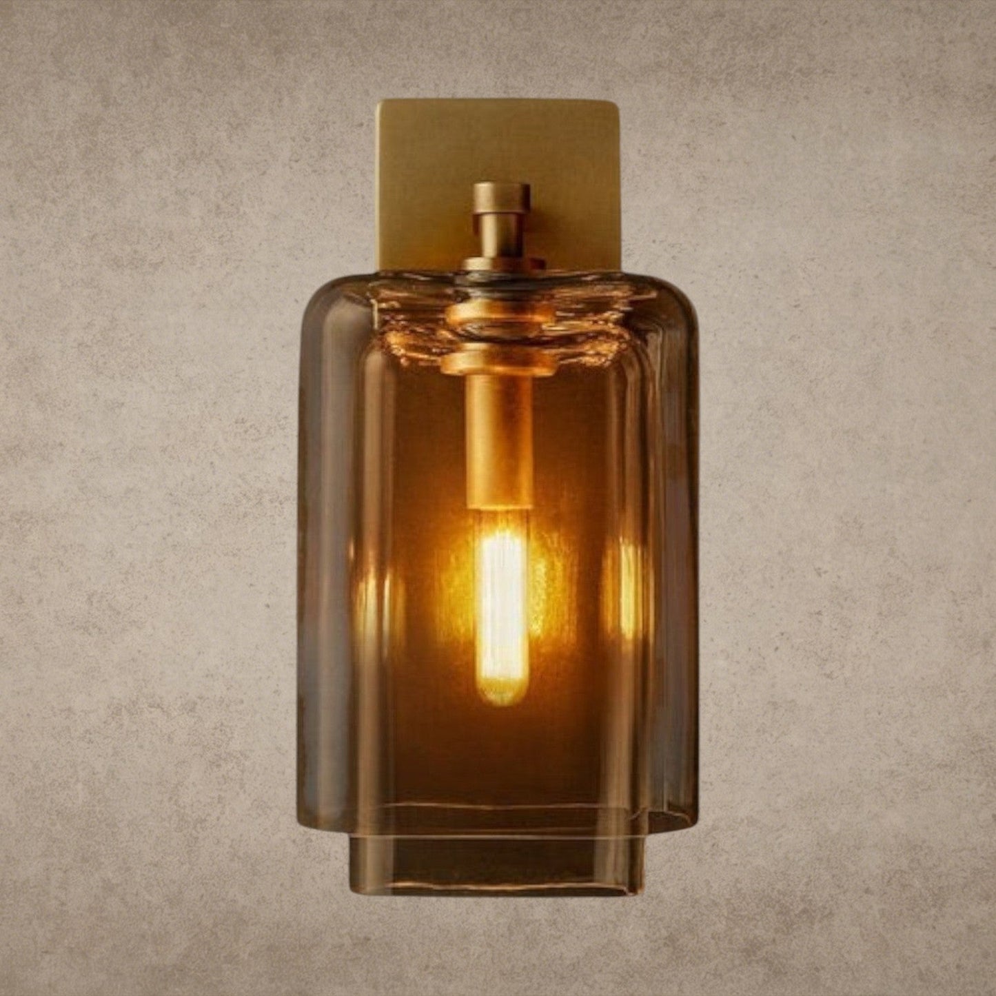 Lacour Amber Glass Sconce