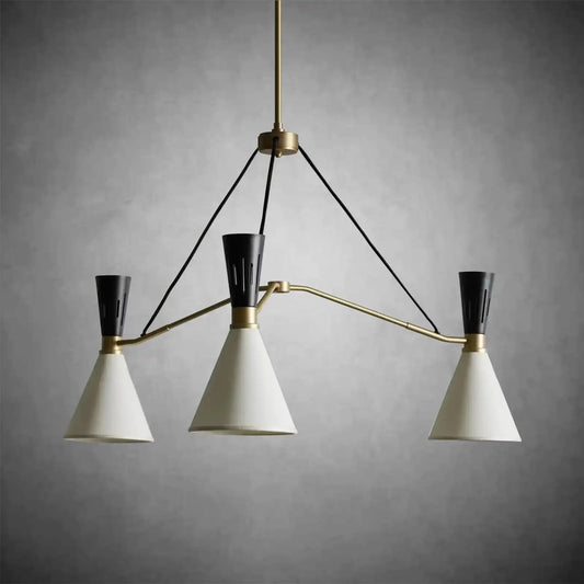 Ramsey 3 - Light Round Chandelier - GILDLAMPS