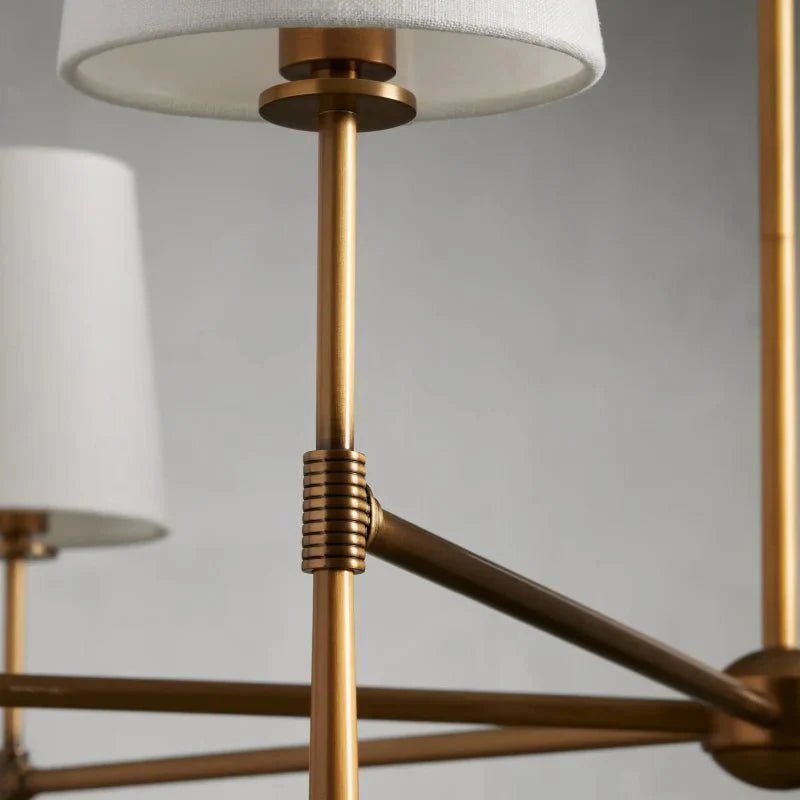 Rhodes 2 - Tier Round Chandelier - GILDLAMPS