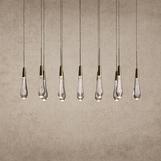 Soltaire Linear Chandelier 37 inch, 50 inch, 60 inch, 70 inch