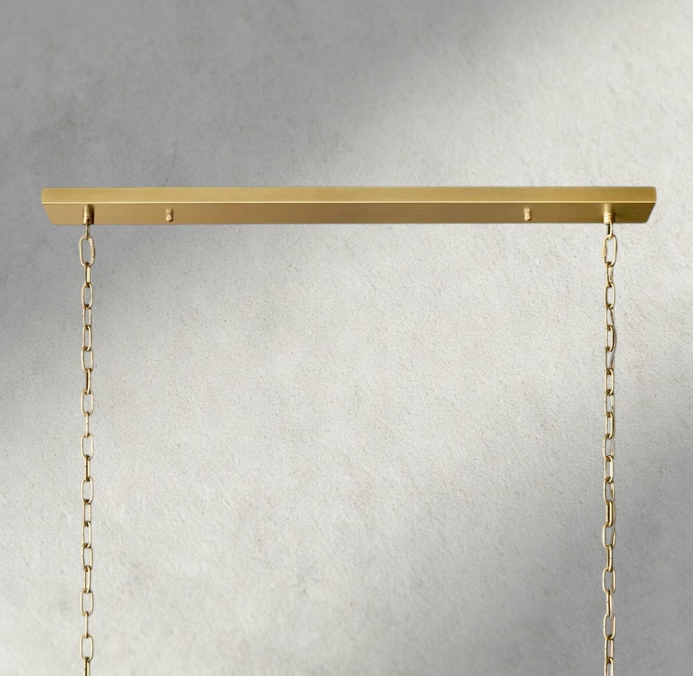 Sun Merca Rectangular Chandelier 54", 72" - GILDLAMPS