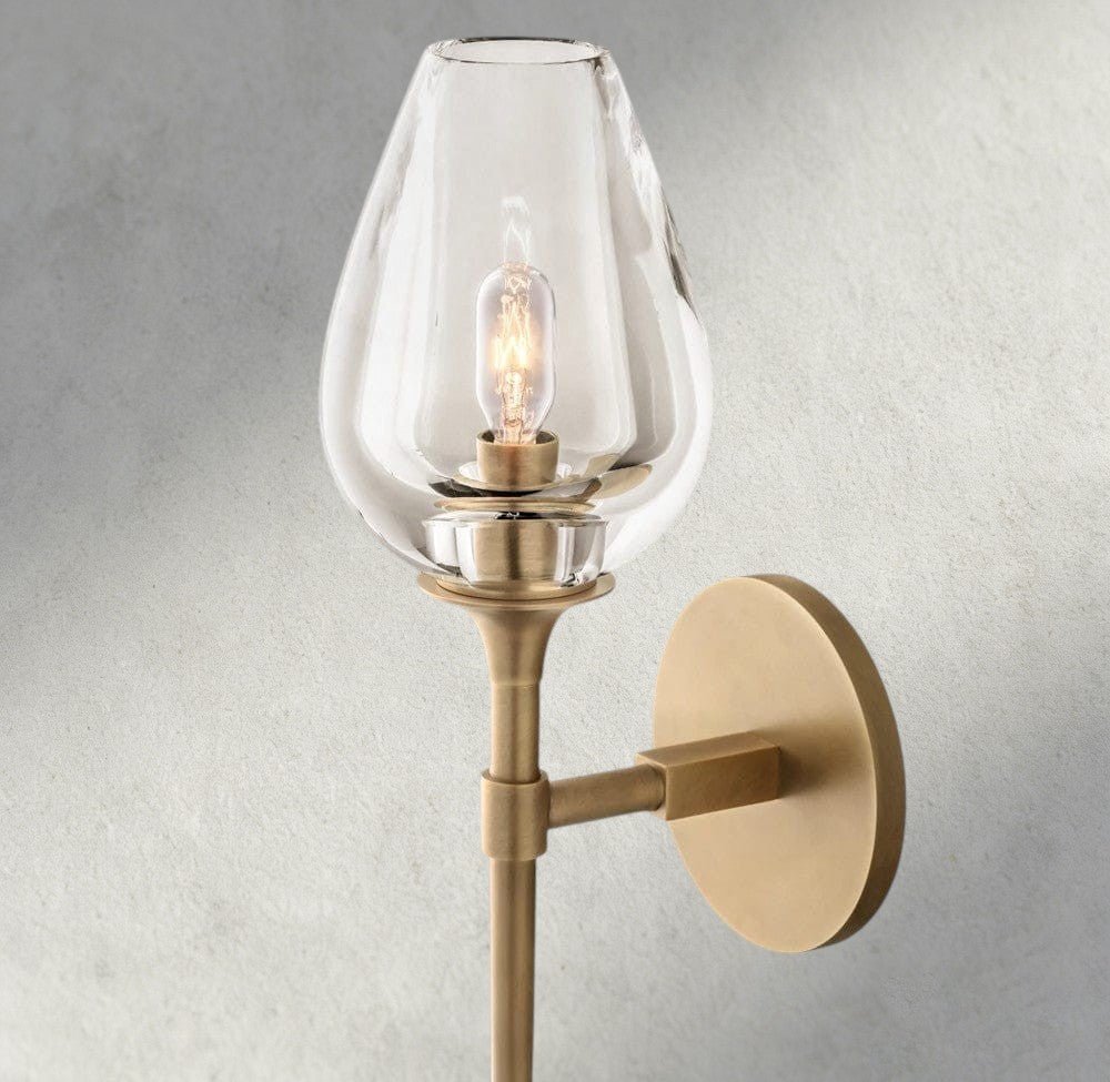 TULIP SINGLE SCONCE - GILDLAMPS