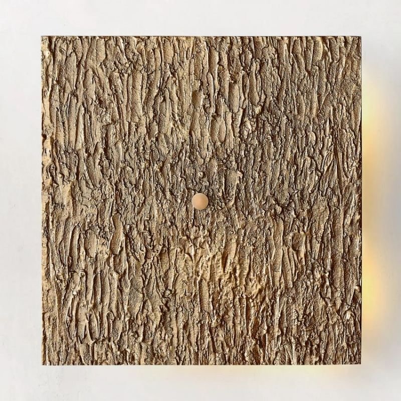 Vilary Square Sconce Solid Brass Wall Light Fixture - GILDLAMPS