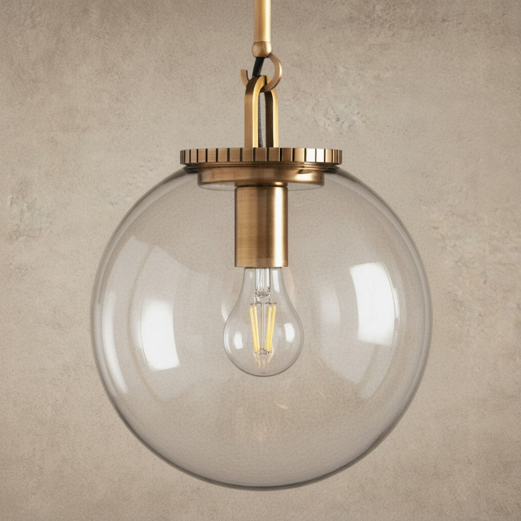 Wescott Globe Pendant with Rod