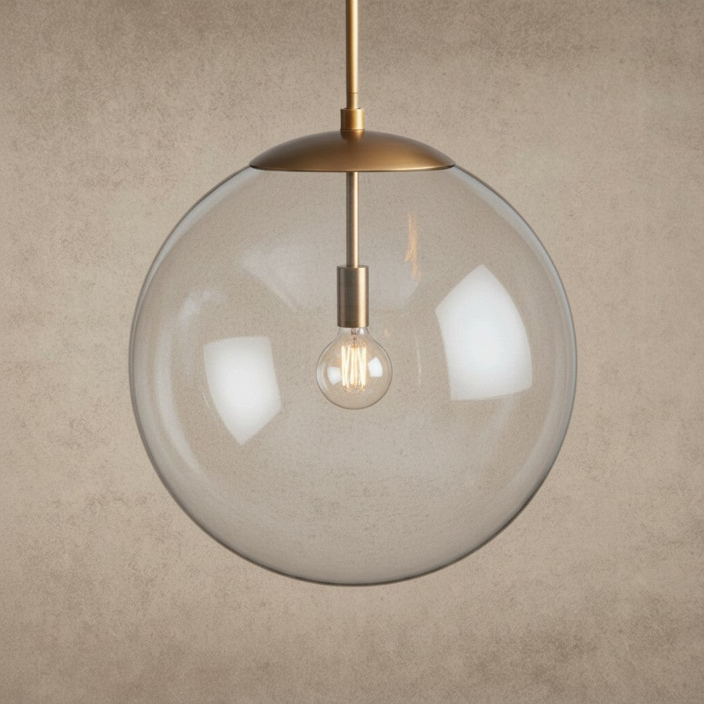 Wescott XL Globe Pendant with Rod
