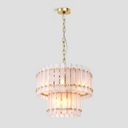 Grandeur Radiance 2-Tier Glass Chandelier