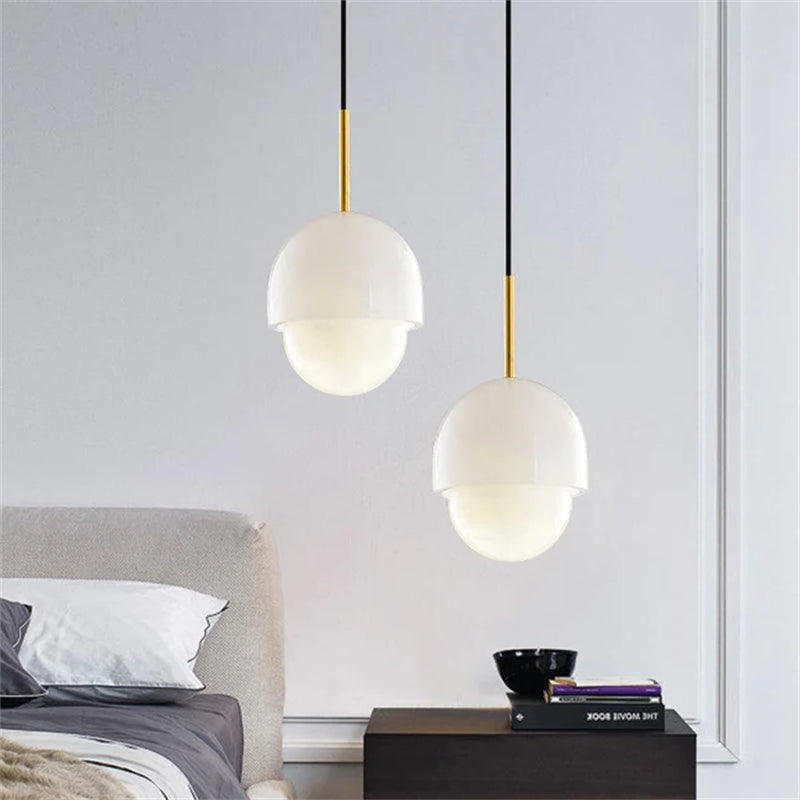 Mila Modern Alabaster Pendant Light For Living Room