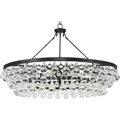 Artistic Pear Round Chandelier 50 inch, Dining Room Round Chandelier