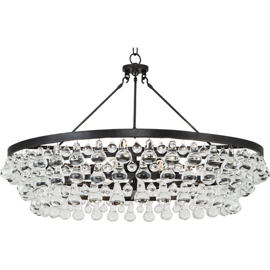 Artistic Pear Round Chandelier 50 inch, Dining Room Round Chandelier