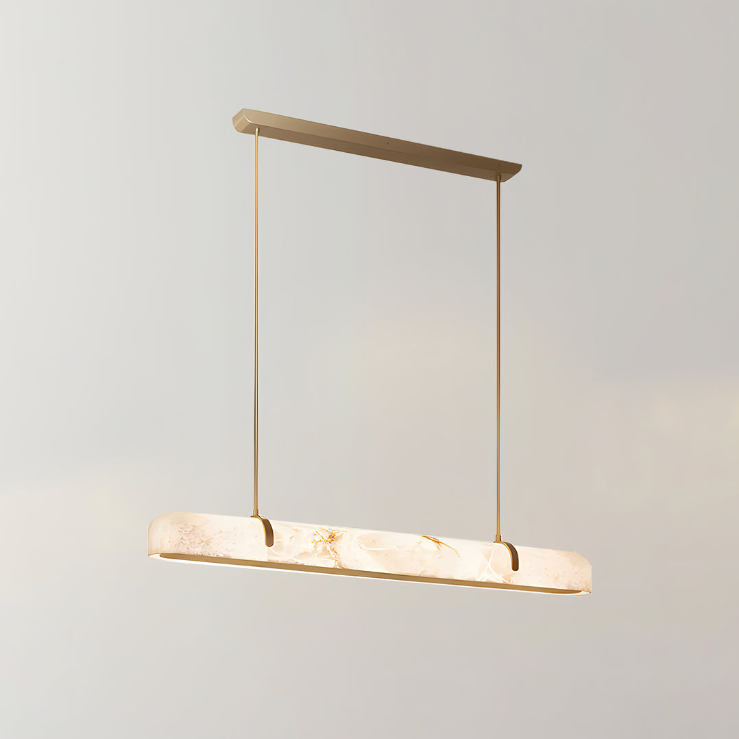 Alabaster Linear Chandelier