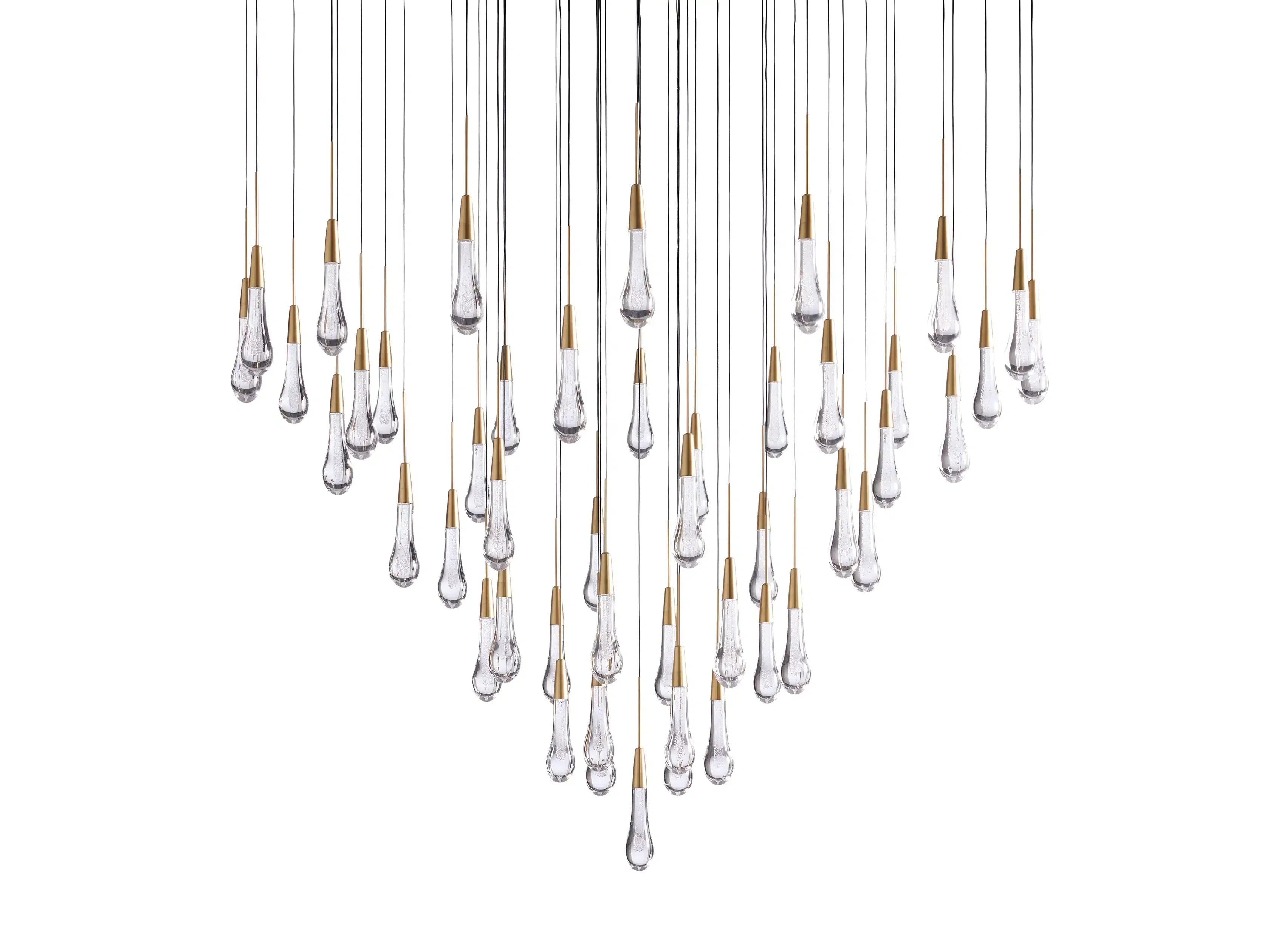 Soltaire Round Chandelier 58"W