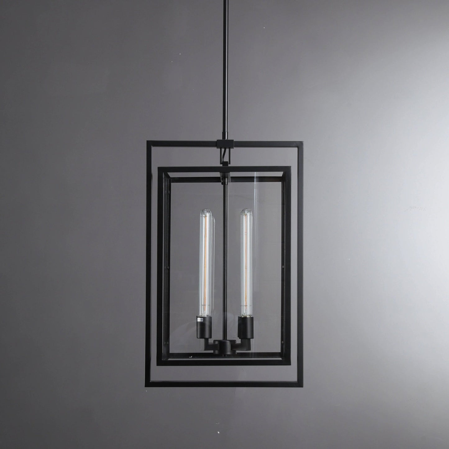 16 Inch Glass Lantern Pendant Light - Beckman - GILDLAMPS