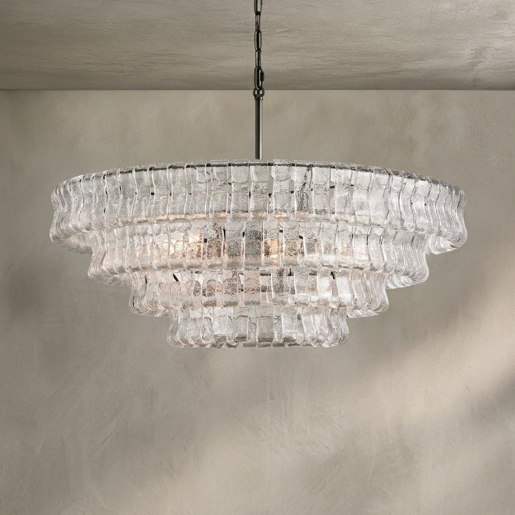 Ghiaccio Round Chandelier 24"36"48"60"