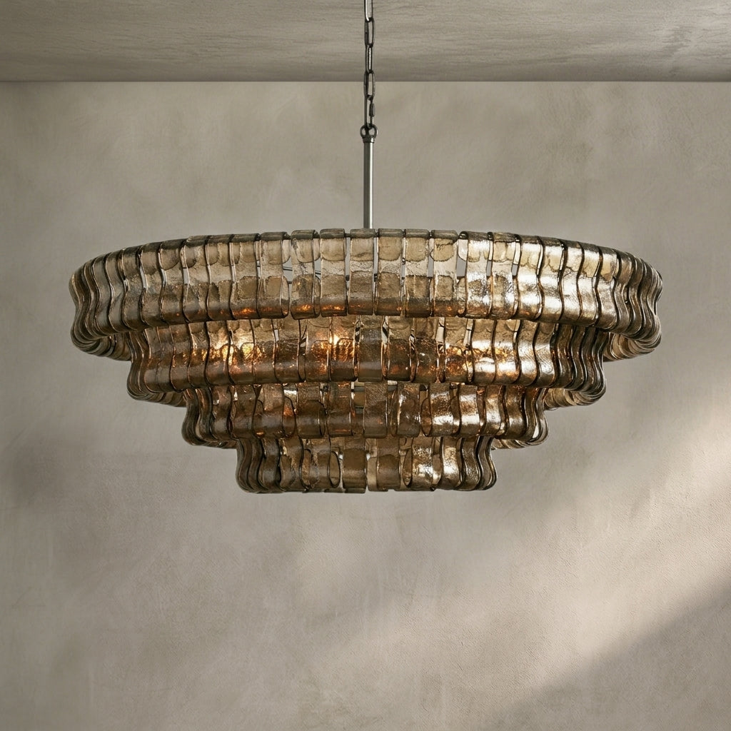 Ghiaccio Round Chandelier 24"36"48"60"